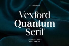 VexfordQuantumSerif Font Family