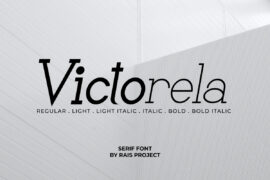 Victorela Demo Font Family