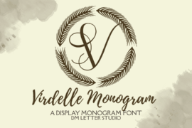 Virdelle Monogram Font