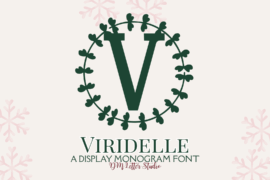Viridelle Monogram Font