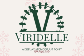 Viridelle Split Monogram Font