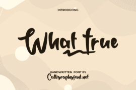 What True Demo Font