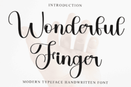 Wonderful Finger Font