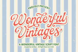 Wonderful Vintages Font