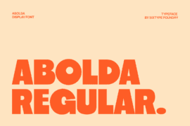 Abolda-Demo Font