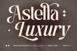 Astella Luxury Demo Font