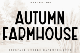 Autumn Farmhouse Font