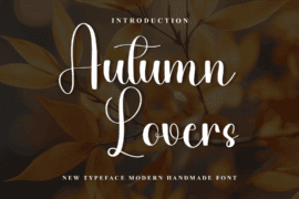 Autumn Lovers Font