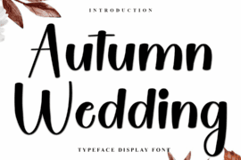 Autumn Wedding Font