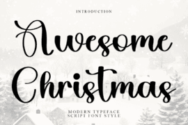Awesome Christmas Font