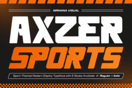 Axzer Sports Demo Font