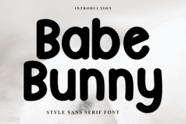 Babe Bunny Font