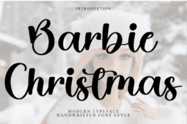 Barbie Christmas Font