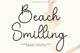 Beach Smilling Font