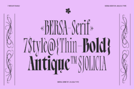 Bersa Serif Font