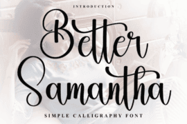 Better Samantha Font
