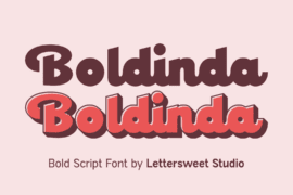 Boldinda Demo Font