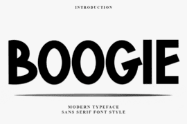 Boogie Font