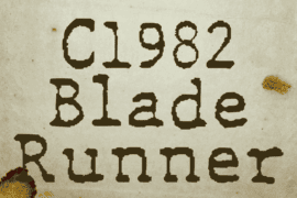 C1982 Blade Runner Font