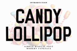 Candy Lollipop Font