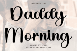 Daddy Morning Font