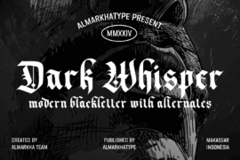 Dark Whisper Font