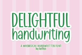 Delightful Handwriting Font