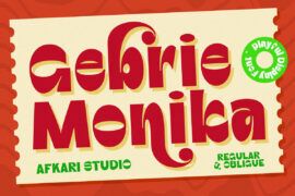 Gebrie Monika Font Family