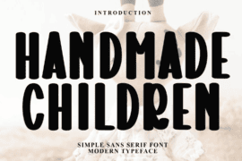 Handmade Children Font