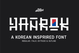 Hanrok Demo Font
