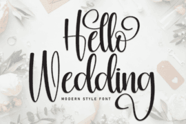 Hello Wedding Font