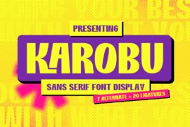 Karobu Font Family