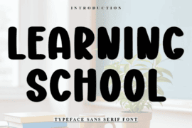 Learning School Font