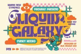 Liquid galaxy Font