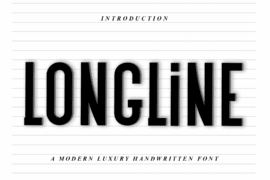 Longline Font