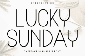 Lucky Sunday Font