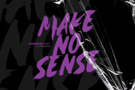 Make No Sense Font