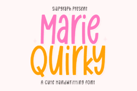 Marie Quirky Font