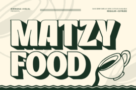 Matzy Food Demo Font
