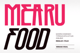 Mearu Food Demo Font