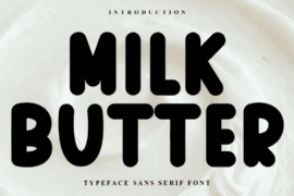 Milk Butter Font