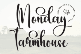 Monday Farmhouse Font