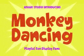 Monkey Dancing Font