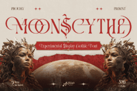 MOONSCYTHE Font