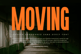 Moving Font