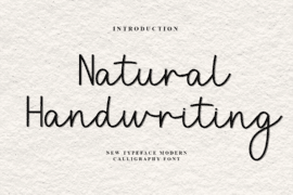 Natural Handwriting Font