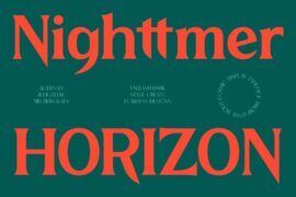Nighttmer Horizon Font