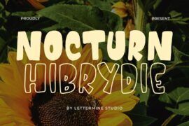 Nocturn Hibrydie Demo Font Family