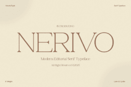 NV Nerivo Demo Font Family