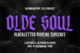 Olde Soul Font